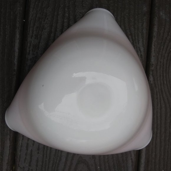 encased glass trifold candy trinket dish ashtray art glass - Picture 8 of 10